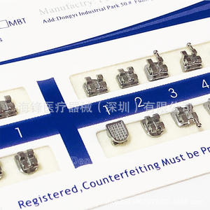 Soporte Metálico Dental Hai Feng para Ortodoncia, Mini Alambre Recto 022 Roth Mbt con y sin Ganchos, Completo - Product Image 1