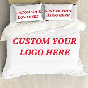 Draps de lit d'hiver personnalisés imprimés à la demande ensemble de literie en gros ensemble pour enfants 3 pièces ensemble de draps de lit Queen Size - Product Image 3