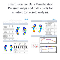 Système d'analyse de la pression plantaire pour l'analyse de la marche, équipement de test de pression plantaire haute densité pour la R&D des chaussures