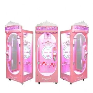 Produit phare pour centres commerciaux et magasins : Borne d'arcade commerciale rose à monnayeur pour jeu de coupes de récompenses - Product Image 3