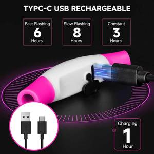 Multi-Color USB Rechargeable <b>LED</b> <b>Light</b> up Dog Collar TPU Cuttable Size Night Anti-lost Waterproof Luminous Glowing Dog Necklace - Product Image 5