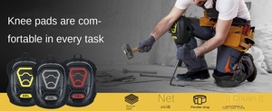 Coudières professionnelles flexibles en gel EVA-<span class=keywords><strong>Protection</strong></span> respirante et résistante <span class=keywords><strong>pour</strong></span> les travailleurs de la construction de carreleurs industriels - Product Image 6