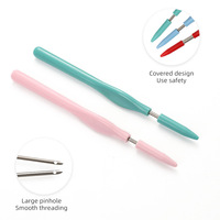 Großhandel Neues Punch-Needle-Werkzeug Tragbare Sticknadel für Applikationen und Verzierungen DIY-Stricken