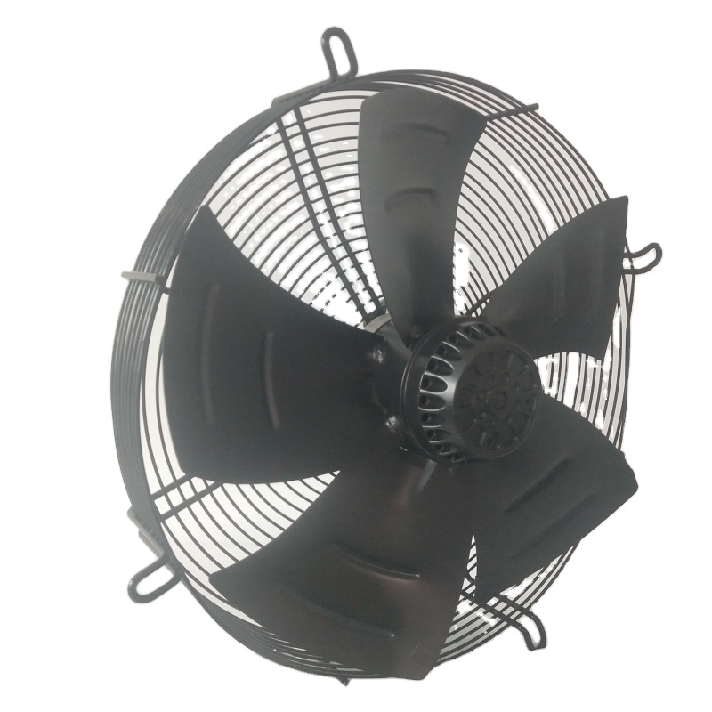 Endüstriyel kullanım için ısıtıcı ile 400mm eksenel akış elektrikli Fan 220V AC buzdolabı dondurucu duvar kanalı montaj OEM desteklenen çiftlikler