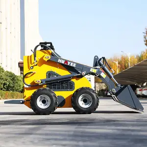 Wholesale Mini Loaders With Attachments 500kg Multifunctional Mini Skid Steer Front End Loader New Product Skid Steer Loader