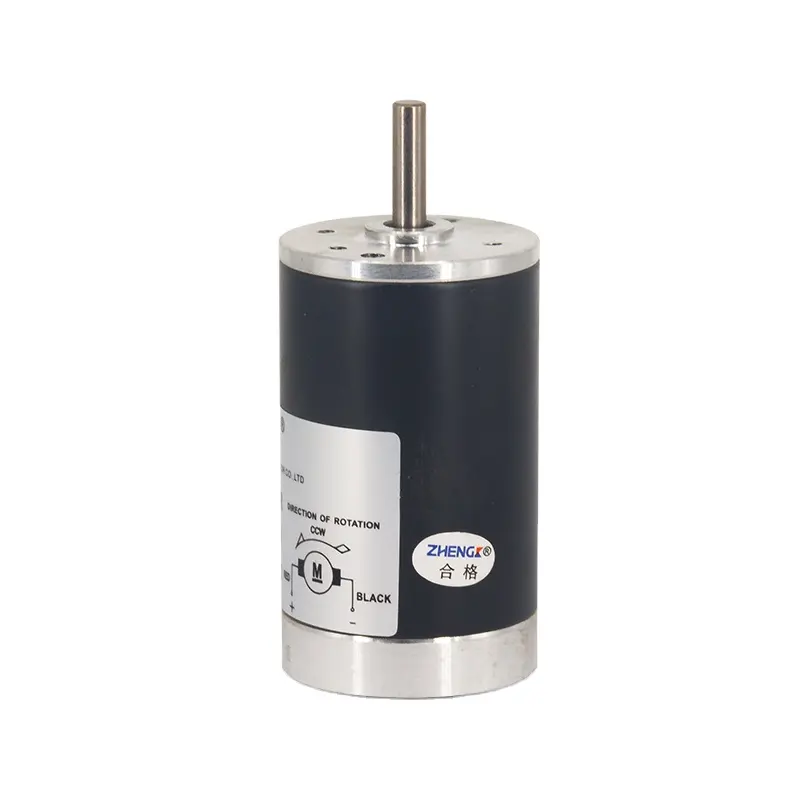 ZHENGKE düz dc motor ZYTD38srz 12V 24V alçak gerilim dc motor