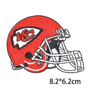 カスタマイズ可能なラグビーチーム刺繍パッチ最愛の服の装飾ラグビーファン用ジーンズとバックパック - Product Image 5