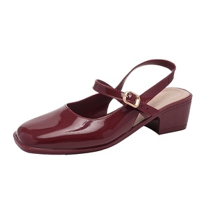 Zapatos de Ballet Elegantes para Mujer, Primavera-Verano 2026, Punta Cerrada, Tacón Bajo, Correa de Tobillo con Hebilla - Product Image 6