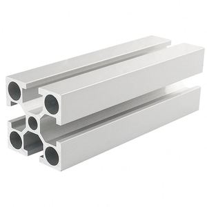 โปรไฟล์อลูมิเนียมอัลลอยด์อุตสาหกรรมมาตรฐานแห่งชาติ 4040W ซีรีส์ 6000 รุ่น T5 รูปทรงสี่เหลี่ยมจัตุรัส ขนาด 40x40 ความหนา 2 มม. แบบตัด - Product Image 1