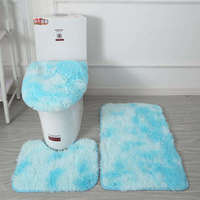 Offre Spéciale : Ensemble de 3 Tapis de Toilette Doux et Moelleux, Tapis de Salle de Bain Absorbants et Fluffy, Tapis de Salon Nordique