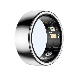 2025 D52 Minimalisti scher Smart Ring Fitness Tracker Edelstahl Herzfrequenz Schlaf-/Bluts auer stoff monitor Fernbedienung App Control - Product Image 3