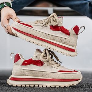 Chaussure décontractée confortable en cuir, tendance, polyvalente, rétro et populaire pour la nouvelle saison - Product Image 6