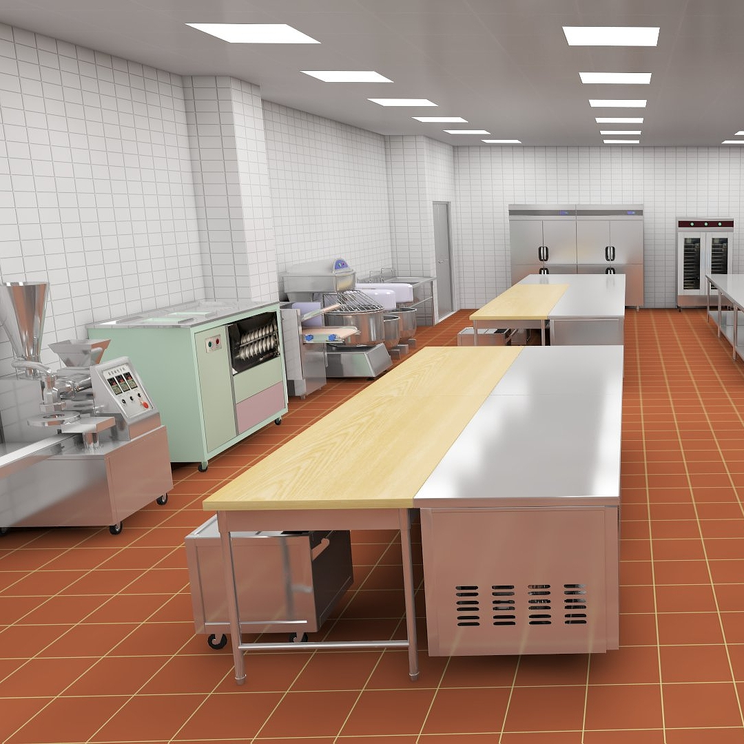 RAWEN одна остановка кухонный дизайн схема 3D Составление карты правительство армия кухня благотворительность цепь приготовление района дизайнерский сервис