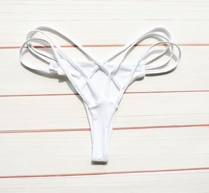 <span class=keywords><strong>Victoria</strong></span> <span class=keywords><strong>Secret</strong></span> nueva llegada Color sólido Sexy mujer Bikini Bottoms Tanga 1 pieza venta al por mayor bragas y ropa interior - Product Image 2