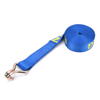 Correa de amarre de 3 pulgadas, 75MM, 10 toneladas, fuerza de rotura, con mango de aluminio y ganchos dobles en J para control de carga