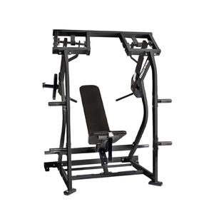 Banco de pesas isolateral comercial de venta directa de fábrica para entrenamiento aislado de pecho y hombros, equipo de gimnasio con carga de placas - Product Image 1