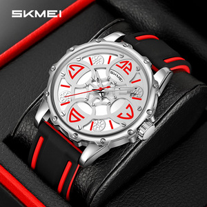 Skmei Mechanical Men's Watch Analog Quartz Water Resistant Luminous Silicone Strap Sport Wristwatch - Product Image 2