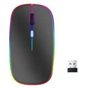 2.4G Wireless Mouse Bluetooth Mute Rechargeable Boys And Girls Silent Laptop Office Tablet Unlimited Mouse