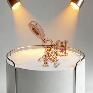 <span class=keywords><strong>Collar</strong></span> Tejido DIY de Plata 925 con Logotipo Original - Patrón de Estrella Rosa y Estrella de Cinco Puntas - León, Conejo, Estrella de Mar, Libélula - Product Image 2