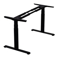 Bureau de table de luxe bureau de levage électrique double moteur bureau debout réglable en hauteur automatique cadre de bureau debout électrique