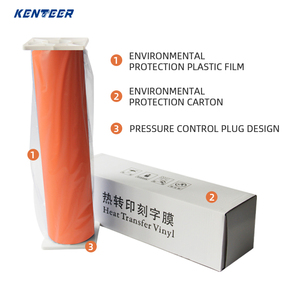Rollos de Vinilo HTV de Kenteer Suppliers, Vinilo Textil, Película de PVC para Transferencia de Calor para Camisetas y Textiles, Fácil de Cortar y Desbastar - Product Image 5