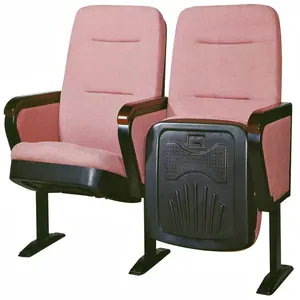 Modern Folding Auditorium/Cinema/Church Chairs for Public Seating in Hall Dining Hotel Hospital or Bedroom-Fabric Material