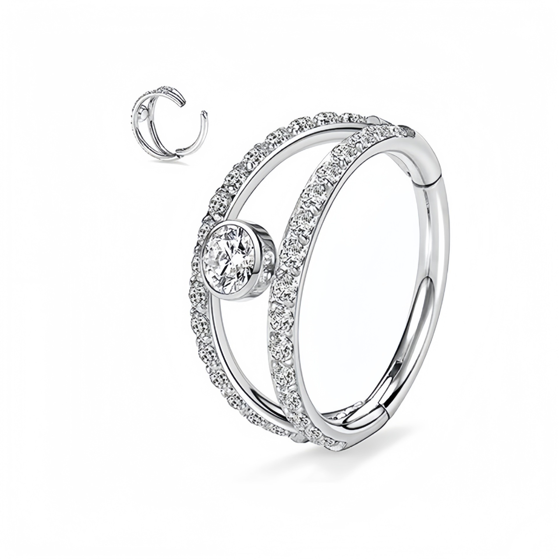 Zircon couleur acier
