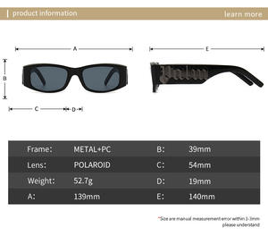 Солнцезащитные очки 2022, солнцезащитные очки с индивидуальным логотипом, унисекс, дизайнерские солнцезащитные очки - Product Image 6