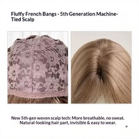 Perruque synthétique longue et bouclée marron froid, grandes ondulations, volume moelleux, fibre résistante à la chaleur, perruque complète pour usage quotidien