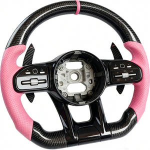 Volante de Carbono Personalizado para Mercedes Benz <span class=keywords><strong>AMG</strong></span> CLA45 CLS 500 W203 W213 A35 - Product Image 4