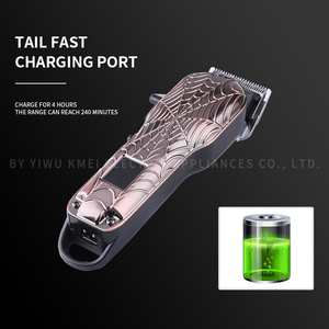 Tondeuse à cheveux électrique professionnelle <span class=keywords><strong>KEMEI</strong></span> <span class=keywords><strong>KM</strong></span>-2616, design rétro embossé, style européen, pour salon de coiffure, vente en gros - Product Image 4