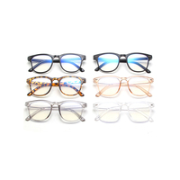 Lunettes de protection des yeux, montures optiques en plastique, verres anti-lumière bleue, blocs de verre, rivière, 1 pièce à la mode, unisexe