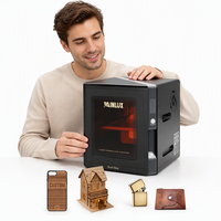 Machine de gravure et de découpe de bureau haut de gamme WAINLUX K8Plus, petite machine laser à diode pour métal, bois, CNC, refroidie par air, acrylique, axe rotatif AI