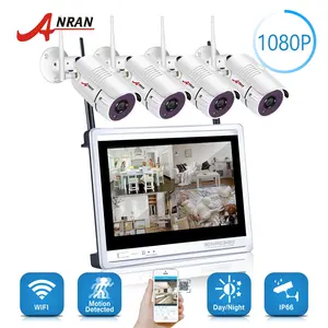 ANRAN 4CH 1080 P HDMI wifi CCTV NVR 4 PCS 2,0 MP IR a casa al aire libre ir impermeable cámara de seguridad cctv sistema de CCTV