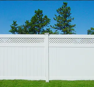 Custom Factory Price Various White Privacy Pvc Vinyl Fence For Home And Garden