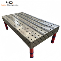 Table de soudage 2D 3D en fonte et acier pour fabrication métallique 3000 mm x 1500 mm avec outillage de fixation pour table de soudage