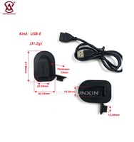 Port de charge USB étanche pour sac, module de charge externe double USB-A Type-C avec cordon d'extension pour bagages