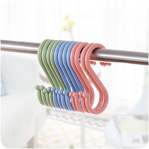 <b>S</b>-shaped <b>hooks</b> for doors, kitchens, bathrooms, wardrobes, and clothes (no nails required). - Product Image 2
