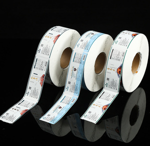 Rouleau d'étiquettes personnalisées imperméables pour emballages alimentaires, autocollants pour mélanges de noix et de snacks avec impression des informations nutritionnelles - Product Image 5