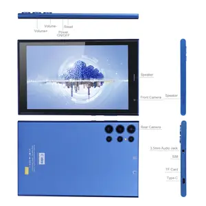 C Idea Factory New 8GB RAM 512 ROM 800*1280 Screen 8000mAh Student Adult Tablet Blue 8 Inch Android 12 Tablet