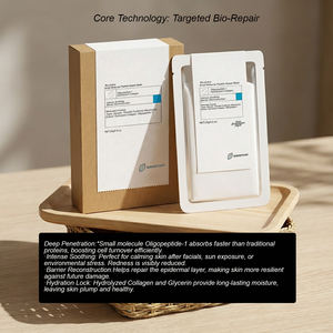 Mascarilla Facial de Colágeno Hidrolizado <span class=keywords><strong>con</strong></span> Oligopéptidos de Tremella Fermentada Calmante para Piel Sensible <span class=keywords><strong>con</strong></span> Enrojecimiento y Reparación de la Barrera Cutánea - Product Image 2