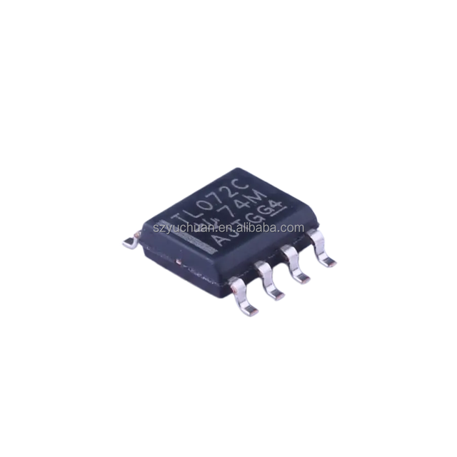 Brand New Original SMD TL072CDR TL072C, SOP8 Package, Low-Power Operational Amplifier IC