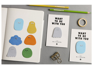 Carino Emozione Sticky Notes Memo Pad Writing Pad Personalizzato - Product Image 1