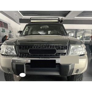 Car Front Bumper Racing Grills Car Grille for Nissan Patrol Y61 1998-2002 Body <b>Kit</b> Car Accessories - Product Image 3