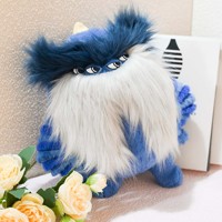 Fabricant de peluches personnalisées ODM OEM, jouets en peluche, peluche monstre bleu personnalisée pour cadeaux