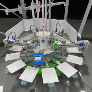 Màn Hình In Dệt <span class=keywords><strong>Carousel</strong></span> Chuyên Nghiệp Tự Động Bạch Tuộc Màn Hình Máy In Cho Dệt May - Product Image 1