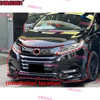 Kit de Carrocería Delantero Compatible con Honda Odyssey 2015-2021, Cubierta de Parachoques Delantero para el Ody RC1 RC4, Kit de Mejora de Parachoques Delantero