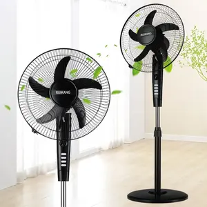 Oem/Odm Factory 16 Inch Stand Fan Home Appliance Air Cooling Fan Shake Head Wide Angle Height Adjustable Stand Pedestal Fan