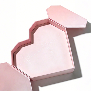 Caja de Regalo de Papel con Forma de Corazón, Ecológica, Elegante, <span class=keywords><strong>para</strong></span> Cosméticos, Joyería, Recuerdos, Perfumes, Aniversarios - Product Image 6