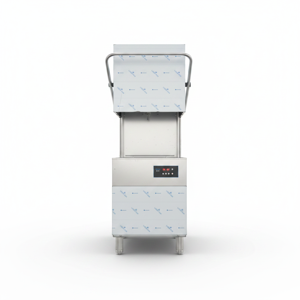 Compact Footprint Commercial Automatic 304 Stainless Steel Automatic Lifting and Smart Control Commercial Dishwasher Restaurant